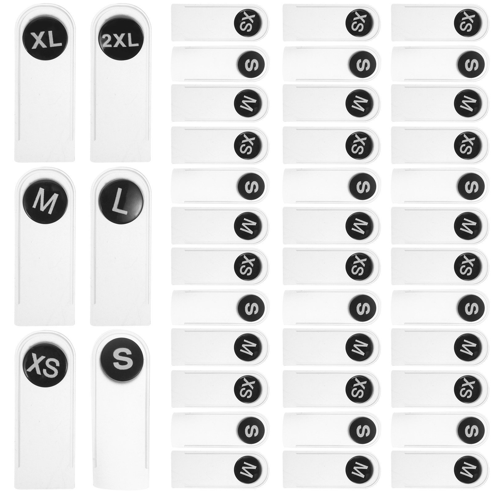 Baby Clothing Tags - 60 Pcs Button Laundry Bulk Clothes