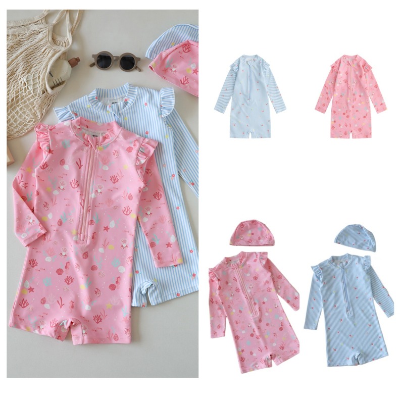 Toddler Kids Long Sleeve One-P - Baby Swimwear Uv review and price